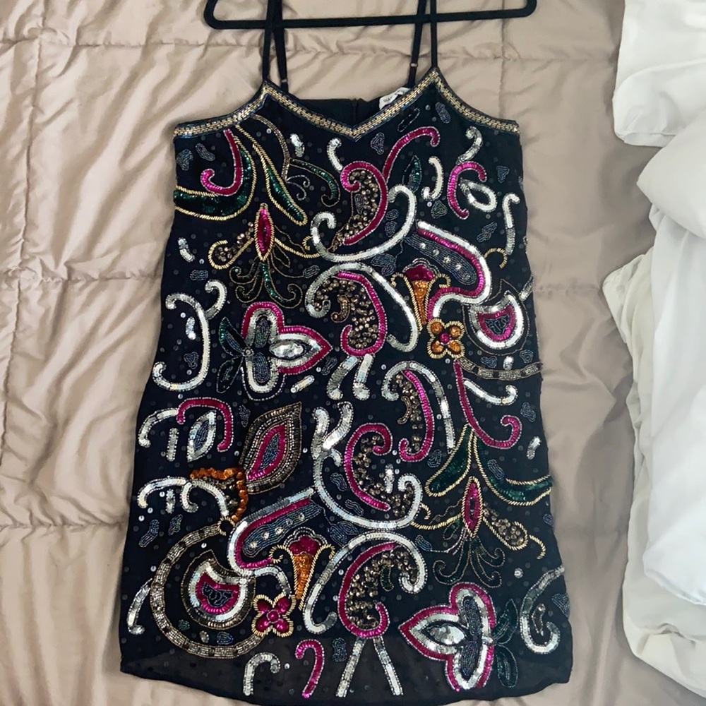 Glamorous Cocktail, Sequined Dress